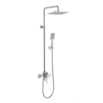 Supporting Chrome Bathroom Shower Set Contemporary